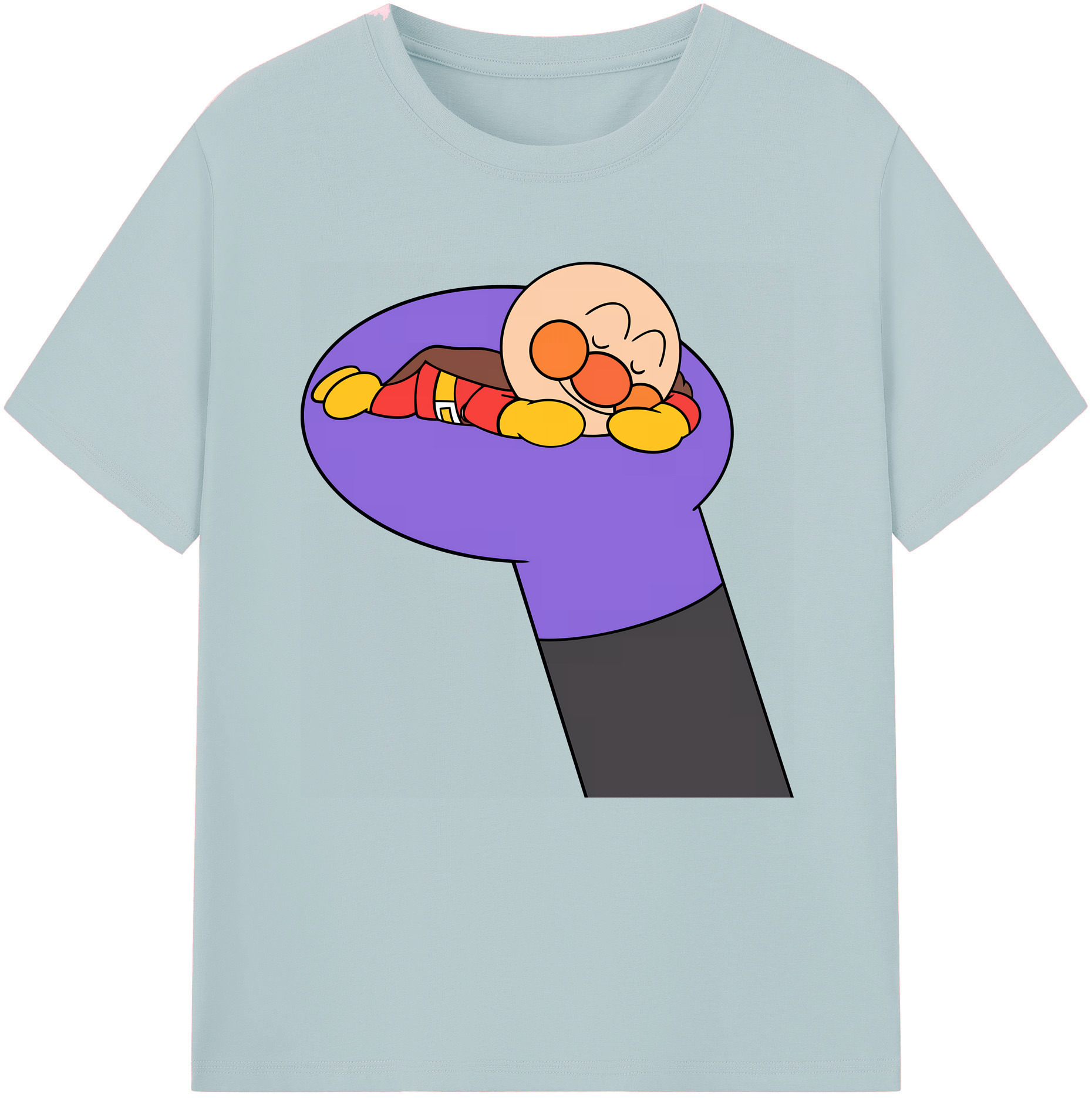 （画像用） アンパンマン Anpanman 綿100％半袖Tシャツ（フロントプリント）